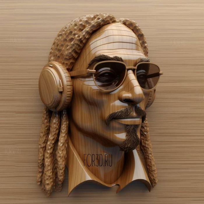 snoop dog 1 stl model for CNC